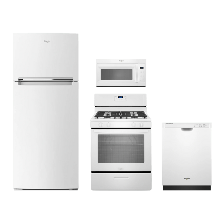 Whirlpool� 4 Piece White Kitchen Package
