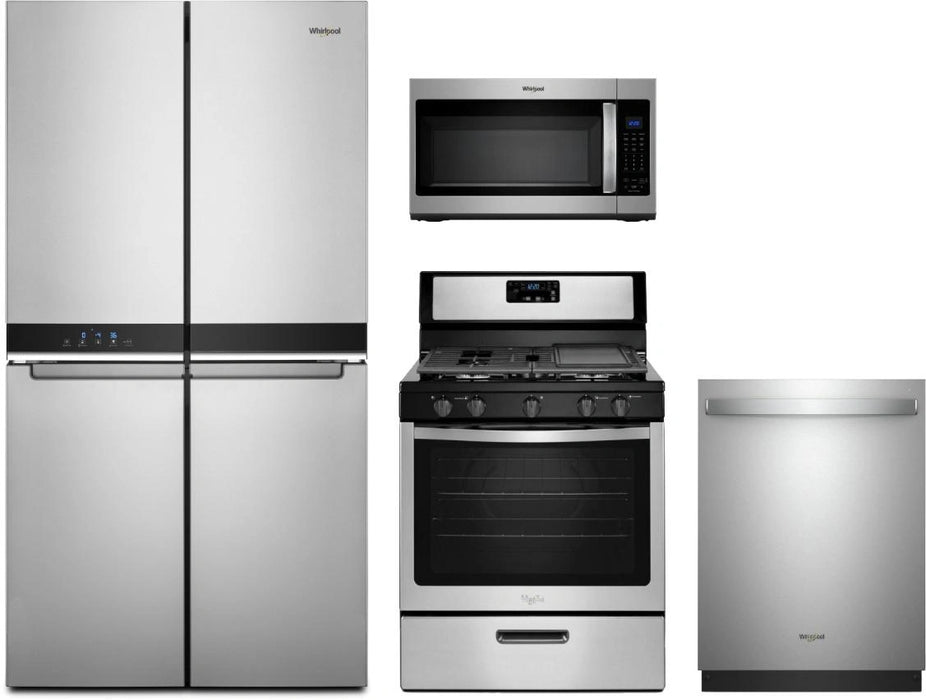 Whirlpool� 4 Piece Kitchen Package-Stainless Steel