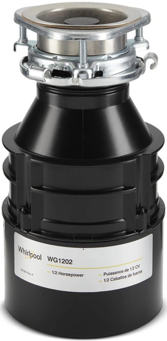 Whirlpool� 0.5 HP Black with Stainless Steel In-Sink Disposer