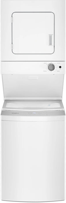 Whirlpool� 1.6 Cu. Ft. Washer, 3.4 Cu. Ft. Dryer White Electric Stacked Laundry