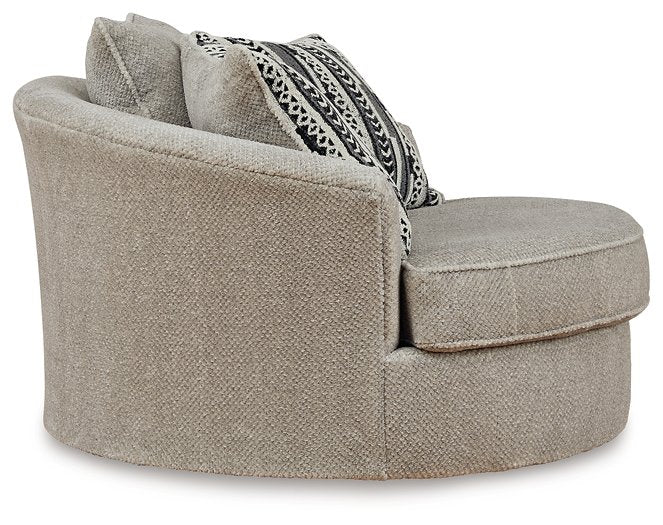 Calnita Oversized Swivel Accent Chair