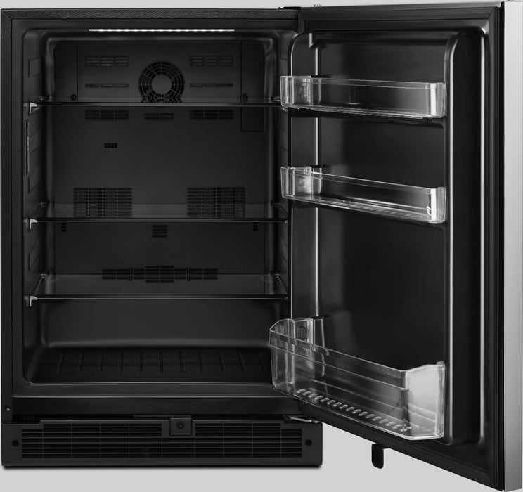 Whirlpool� 5.1 Cu. Ft. Stainless Steel Under the Counter Refrigerator