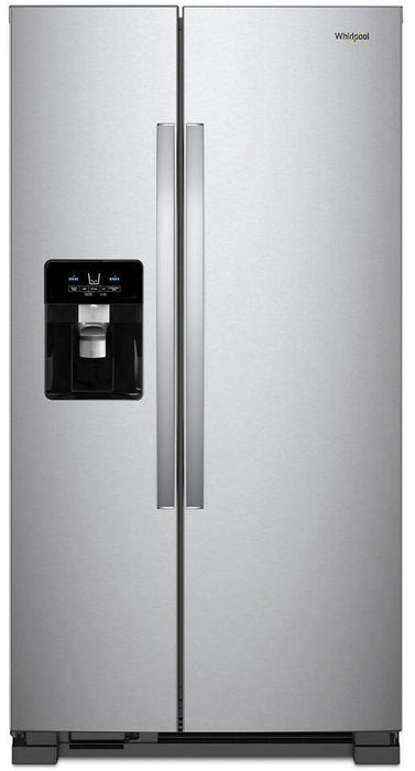 Whirlpool� 24.6 Cu. Ft. Fingerprint Resistant Stainless Steel Side-by-Side Refrigerator