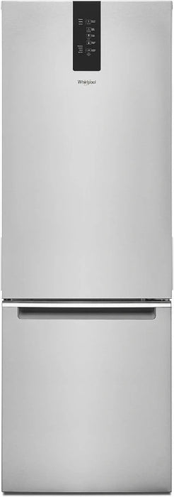 Whirlpool� 13.0 Cu. Ft. Fingerprint Resistant Stainless Steel Counter Depth Bottom Freezer Refrigerator
