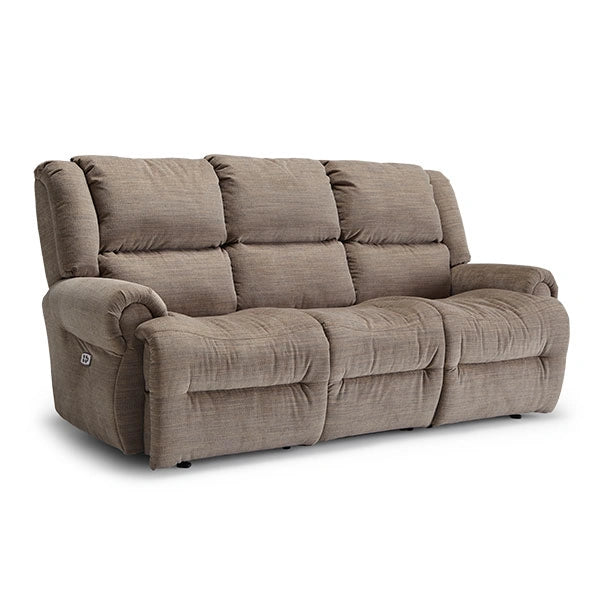 GENET COLLECTION LEATHER POWER RECLINING SOFA W/ FOLD DOWN TABLE- S960CZ4