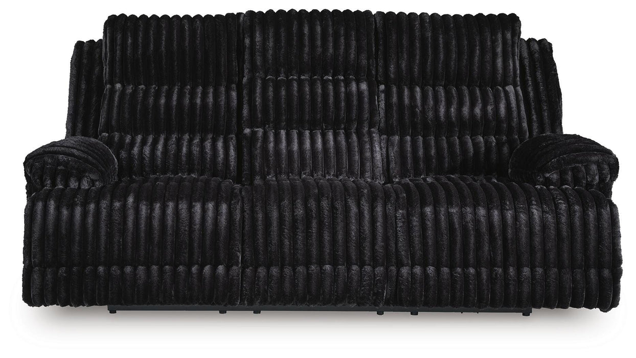 Rhine Falls Power Reclining Sofa with Drop Down Table