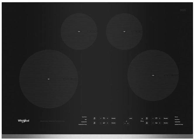 Whirlpool� 30" Stainless Steel Frame Electric Induction Cooktop