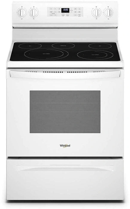 Whirlpool� 30" White Freestanding Electric Range with 5-in-1 Air Fry Oven