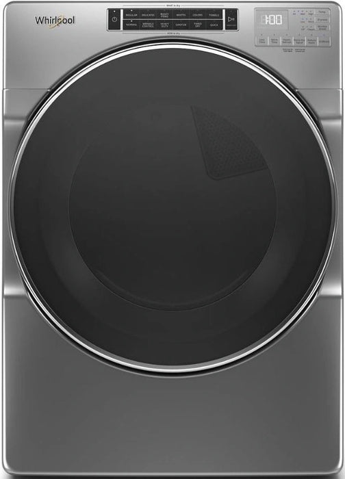 Whirlpool� 7.4 Chrome Shadow Front Load Gas Dryer