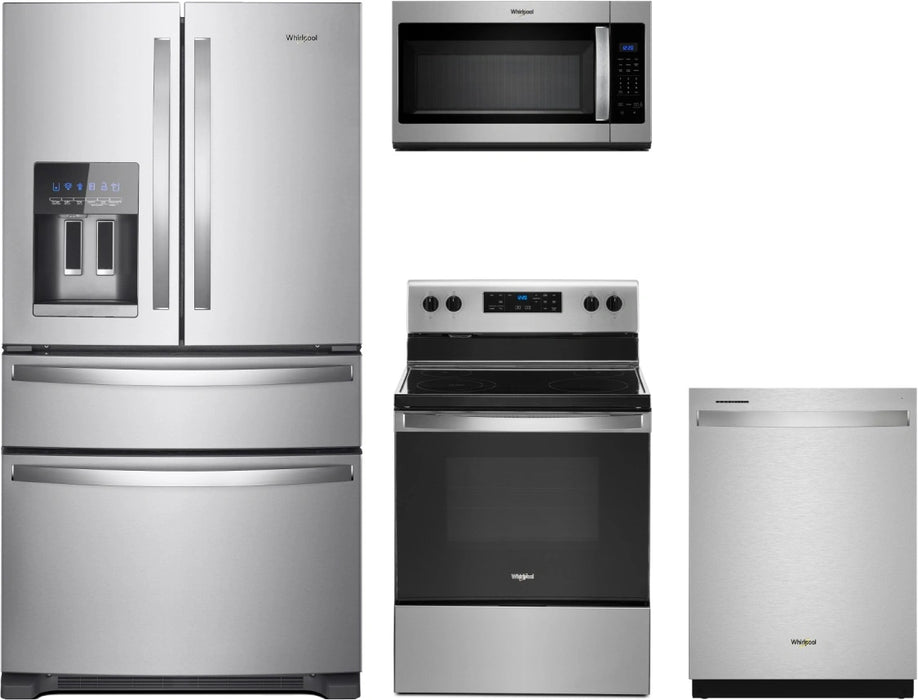 Whirlpool� 4 Piece Kitchen Package-Stainless Steel