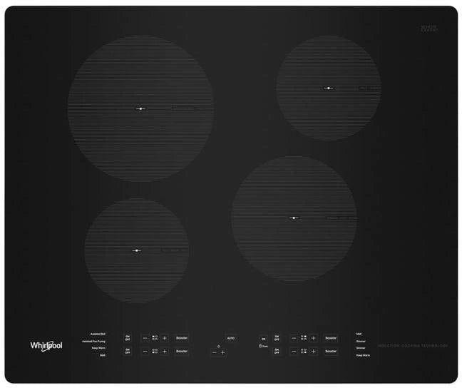 Whirlpool� 24" Black Electric Induction Cooktop