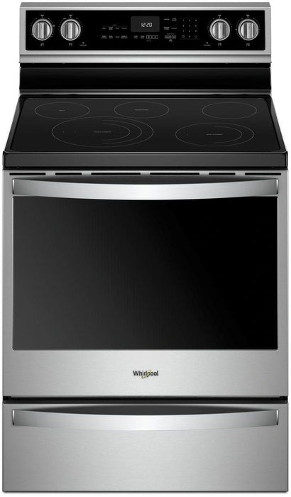 Whirlpool� 30" Fingerprint Resistant Stainless Steel Freestanding Electric Range