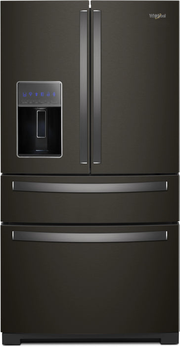 Whirlpool� 26.2 Cu. Ft. Fingerprint Resistant Black Stainless Steel French Door Refrigerator