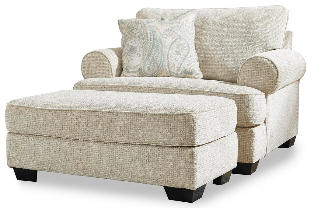 Monaghan Oversized Chair and Ottoman
