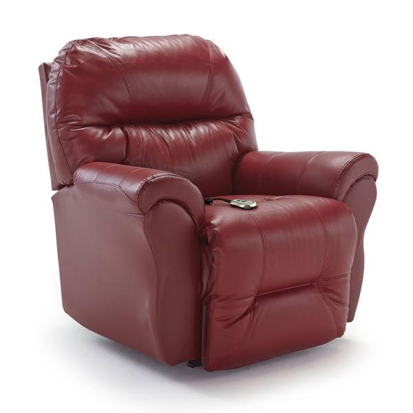 BODIE LEATHER SWIVEL GLIDER RECLINER- 8NW15LU