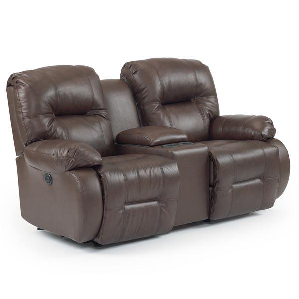 BRINLEY LOVESEAT POWER HEAD TILT ROCKER CONSOLE LOVESEAT - L700RY7