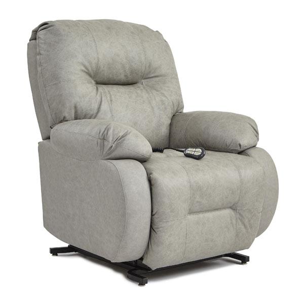 BRINLEY LEATHER POWER SWIVEL GLIDER RECLINER- 8MP85LV