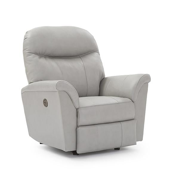 CAITLIN LEATHER SWIVEL GLIDER RECLINER- 4N25LU