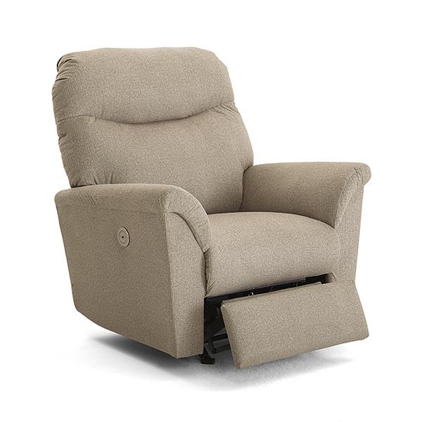 CAITLIN LEATHER POWER SPACE SAVER RECLINER- 4NP24LU