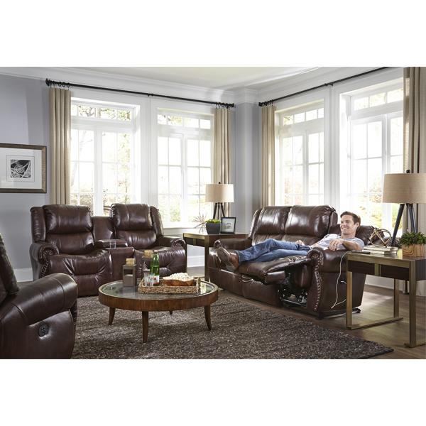 GENET COLLECTION POWER RECLINING SOFA W/ FOLD DOWN TABLE- S960RP4