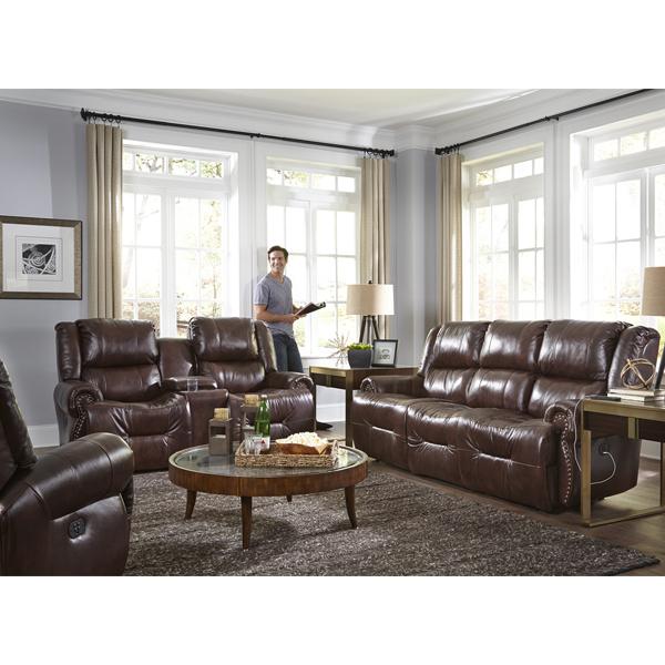 GENET COLLECTION RECLINING SOFA W/ FOLD DOWN TABLE- S960RA4