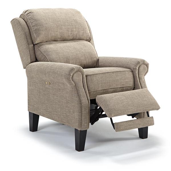 JOANNA LEATHER HIGH LEG RECLINER - 0L20ELU