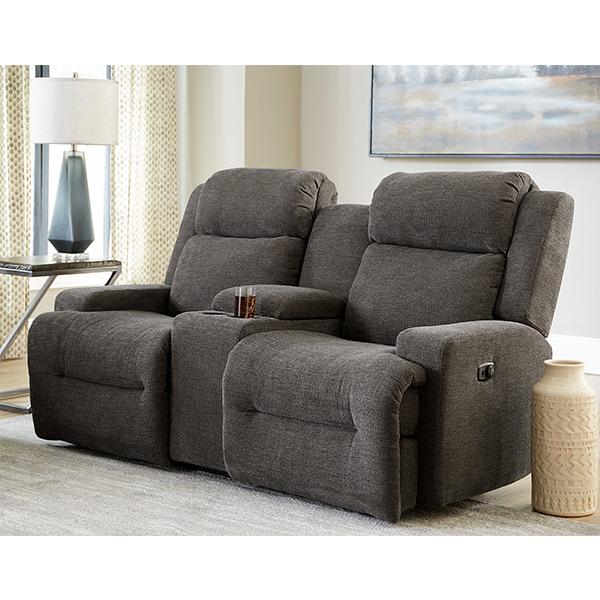 O'NEIL LOVESEAT POWER SPACE SAVER CONSOLE LOVESEAT- L920RQ4