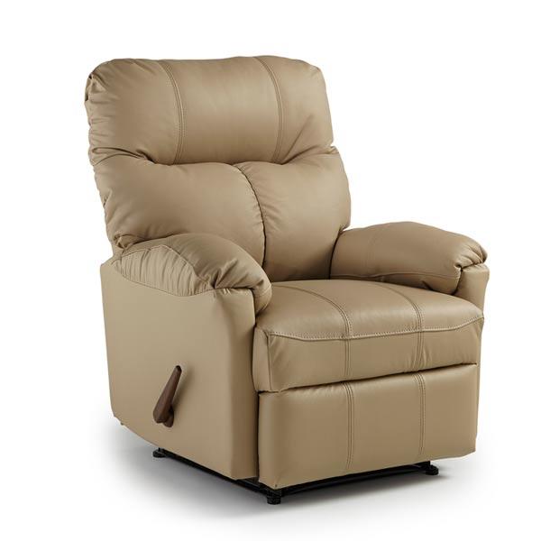 PICOT LEATHER POWER SPACE SAVER RECLINER- 2NP74LU