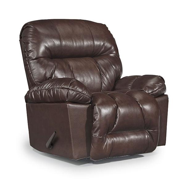 RETREAT LEATHER ROCKER RECLINER- 8N07LU