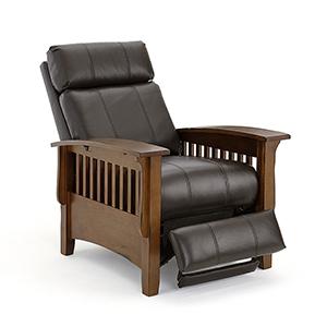 TUSCAN LEATHER HIGH LEG RECLINER - 2L20DPLU