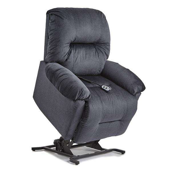 WYNETTE LEATHER POWER ROCKER RECLINER- 9MP17-1LV