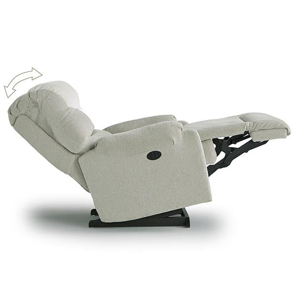 SEDGEFIELD LEATHER POWER SWIVEL GLIDER RECLINER- 9AP65LV