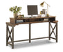 Flexsteel Carpenter Work Console in Rustic Brown image