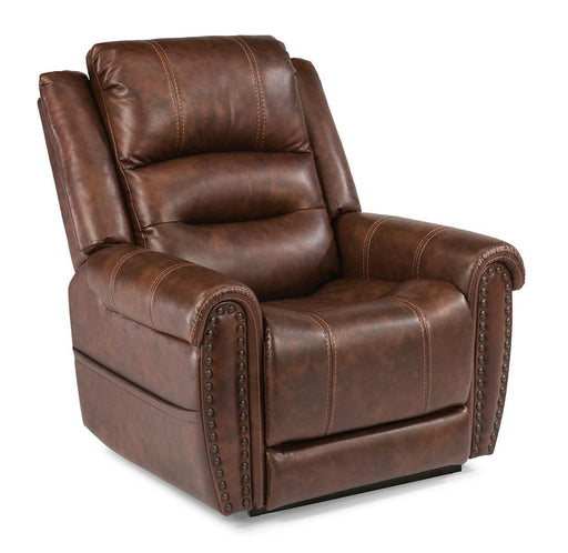 Flexsteel Oscar Power Lift Recliner with Power Headrest and Lumbar image