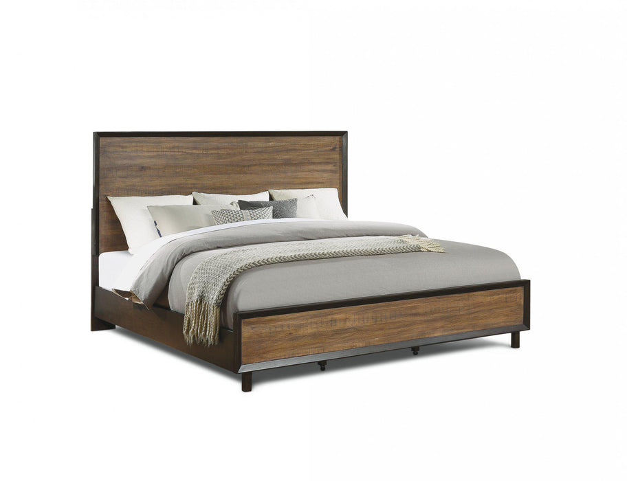 Flexsteel Wynwood Alpine Queen Panel Bed in Two-Tone