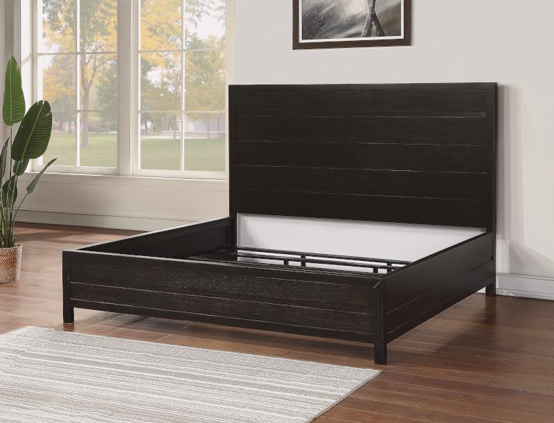 Flexsteel Wynwood Cologne Queen Panel Bed in Dark Brown