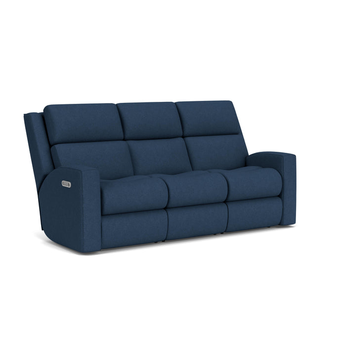 Score 2805-62L Power Reclining Sofa with Power Headrests & Lumbar