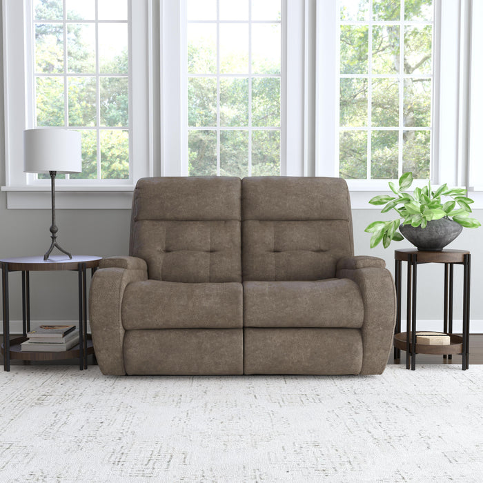 Strait B3906-60H Power Reclining Loveseat with Power Headrests