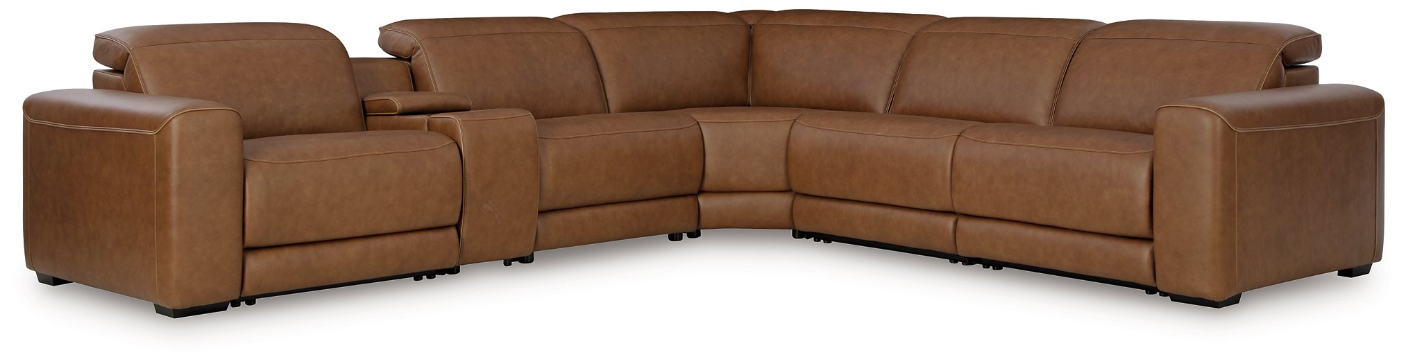 Magic Man Power Reclining Sectional with Console image