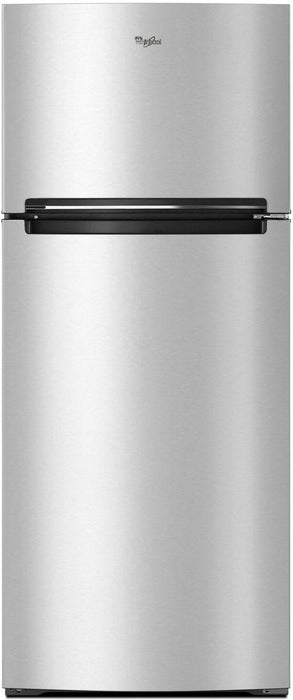 Whirlpool� 17.6 Cu. Ft. Top Freezer Refrigerator-Fingerprint Resistant Metallic Steel image