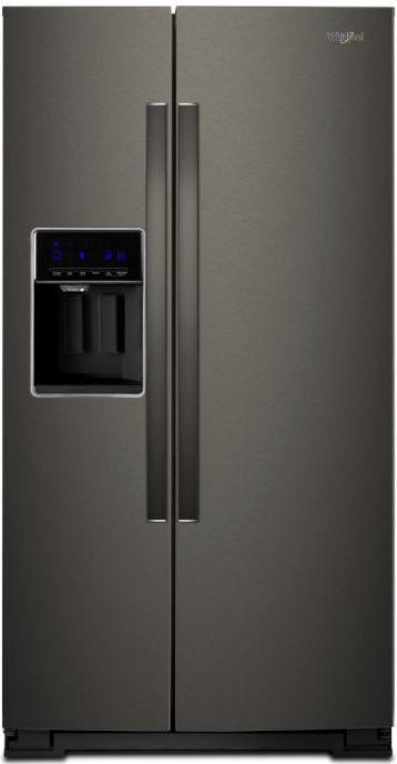 Whirlpool� 28.5 Cu. Ft. Black Stainless Steel Side-by-Side Refrigerator image