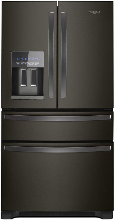 Whirlpool� 24.5 Cu. Ft. Fingerprint Resistant Black Stainless French Door Refrigerator image