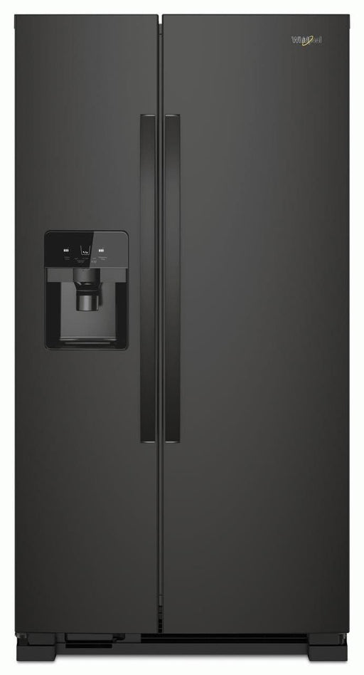 Whirlpool� 21.4 Cu. Ft. Black Side-by-Side Refrigerator image