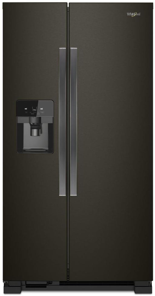 Whirlpool� 21.4 Cu. Ft. Black Stainless Side-by-Side Refrigerator image