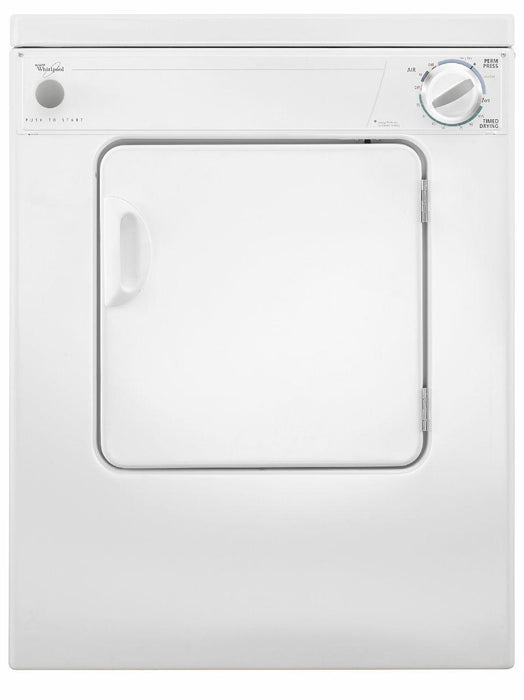 Whirlpool� 3.4 Cu. Ft. White Compact Front Load Electric Dryer image