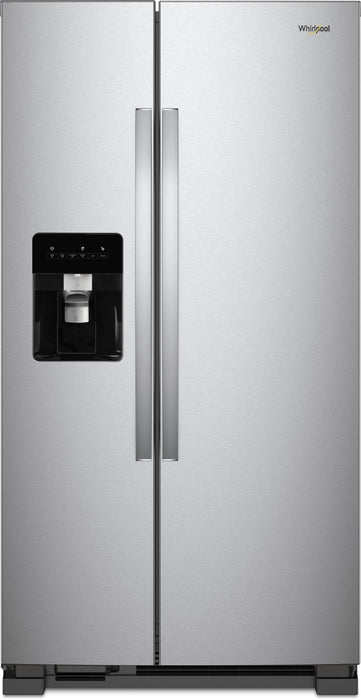 Whirlpool� 21.4 Cu. Ft. Monochromatic Stainless Steel Side-By-Side Refrigerator