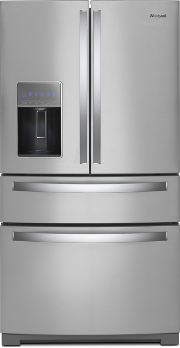 Whirlpool� 26.2 Cu. Ft. Fingerprint Resistant Stainless Steel French Door Refrigerator image