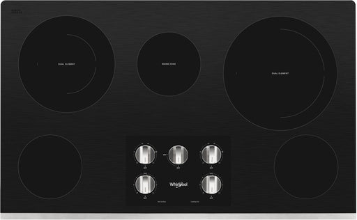 Whirlpool� 36" Stainless Steel Electric Cooktop image