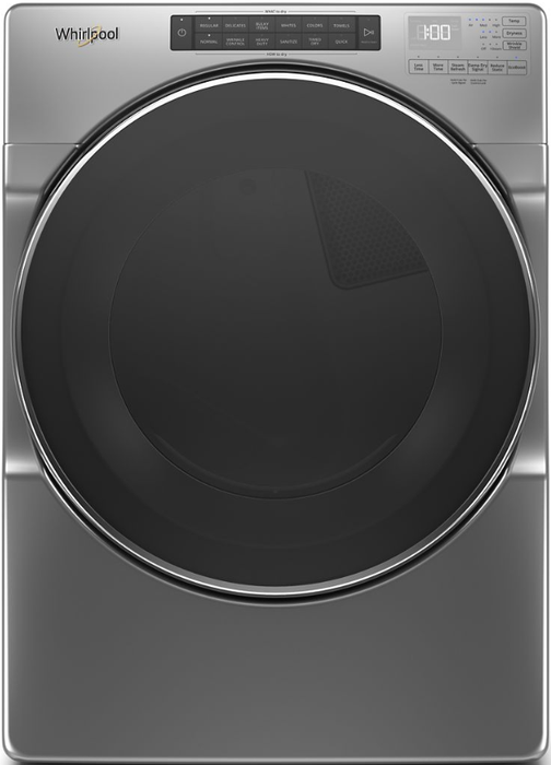 Whirlpool� 7.4 Cu. Ft. Chrome Shadow Front Load Gas Dryer