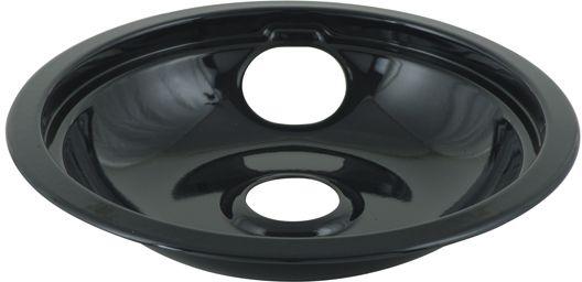 Whirlpool 8" Replacement Burner Bowls-Black Porcelain image
